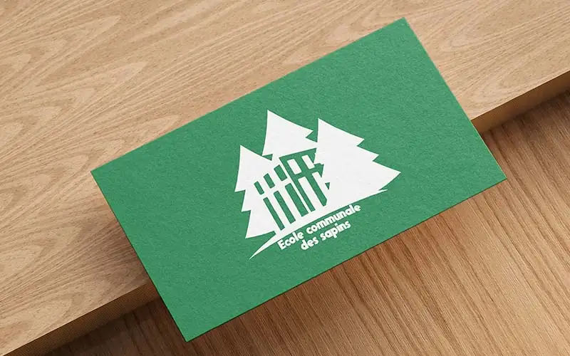 charte graphique identité visuelle ecole communale des sapins Illustrator graphisme